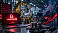 Manufacturing Ransomware Attacks Surge Nearly 40% as Mid-Market and European Victims…