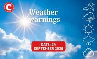 Heritage Day weather: Partly cloudy and warm with isolated rain