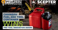 Scepter Wins 2026 Pro Tool Innovation Award for Chainsaw Fuel and Tool Container