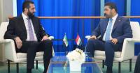 Syria's Al Shara and Iraq's Al Zaidi hold first meeting