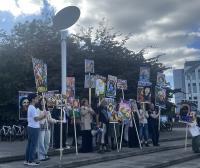 Environmental Demonstration held at UCD, supported by School of Languages, Culture and Linguistics