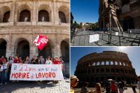 Italy’s Colosseum temporarily closes after worker killed in freak accident