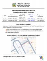 County Fair free parking, shuttle service, Molokai and Lanai ferry transport options announced