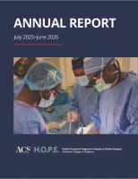 ACS H.O.P.E. Expanded Global Impact, Strengthened Surgical Capacity