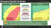Mora County affected by serious flooding more heavy rainfall statewide through Thursday
