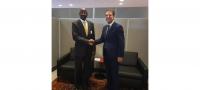 Foreign Minister Receives Albanian Counterpart