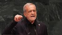 Iranian president vows not to surrender in defiant, historic UN speech