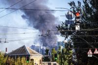 Russian Drones Strike Kyiv, Kill Two Hours Before Zelenskyy’s U.N. Address