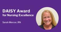ECU Health North Hospital Honors Sarah Mercer, RN, with DAISY Award