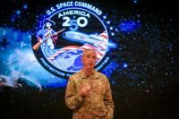 Commander, U.S. Space Command, addresses U.S. Naval War College