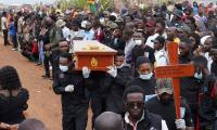 Catholic schoolchildren in Congo mourn 27 classmates killed in Bukavu fires