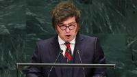 Javier Milei blasts UN as 'useless' den of 'fatally arrogant parasites' in raucous speech