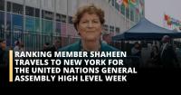 Ranking Member Shaheen Travels to New York for the United Nations General Assembly High Level Week