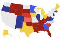 Map Shows Senate Seats Most Likely to Flip as Forecaster Shifts 3 Races