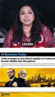Turkey Bashes India Over Kashmir, Then Buys Record Diesel From India