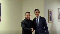 Zelensky meets Dutch prime minister in New York