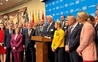 Fifty countries and EU call on Russia to cease fire, US does not support statement