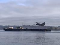 U.S. Special Forces Operate Helicopter From Autonomous Barge for the First Time