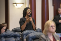 Florida Senate candidate Angie Nixon to pay $250 and do community service for staging sit-in at DeSantis’ office