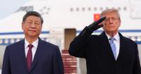 The Latest: Trump welcomes Xi for state visit as US-China trade truce to be extended