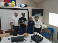 Fundacion lanta papiamento delivered a presentation on the papiamento language at playa linda during housekeeping week