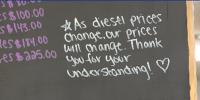 Local business feels the impact of diesel prices
