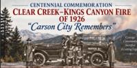 Carson City prepares to commemorate 100th anniversary of Clear Creek Fire