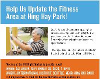 Seattle Parks and Recreation Gathers Input for Hing Hay Park Exercise Equipment 
