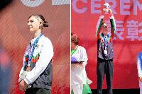 Afghan cyclist who disguised herself as a man to avoid Taliban wins Asian Games silver
