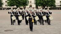 As the country rethinks its defence strategy, the Swedish Army Band marches to a new tune