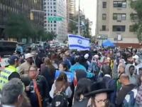 “Netanyahu does not represent jewish religion”: Thousands gather outside UNGA ahead of Israeli PM’s address; counter-protesters trade accusations over Israel-Gaza war