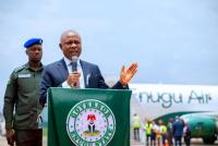 Mbah flags-off Enugu Air’s maiden Int’l flight to Douala, Cameroon