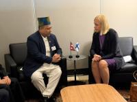 Foreign Minister Khanal meets Finnish counterpart