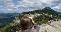 Research coordinator leads September hawk count at Grandfather Mountain