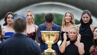 Rookie with no date channels Viktor Hovland with awkward President’s Cup WAGs picture