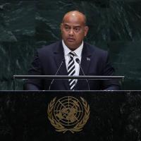 A nation renamed stands up at the UN