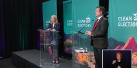 Mayes, Petersen clash over law enforcement in first attorney general debate