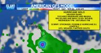 Nolo expected to gain strength and turn north as it nears Hawaii