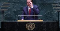 Vučić rejects Kosovo independence, condemns NATO bombing at UN
