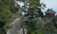Climbing for faith, views from Chinese sacred mountain