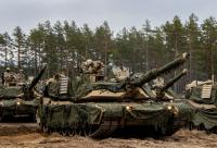 U.S. Army tanks return to Lithuania months after pullout