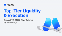 TokenInsight September Report: MEXC Posts Deepest BTC and ETH Futures Depth at $21.03M, Lowest Silver Slippage at 0.002%