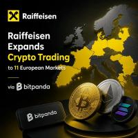Raiffeisen Expands Crypto Trading To 11 European Markets Via Bitpanda