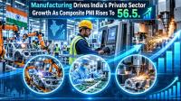 Manufacturing Drives India's Private Sector Growth As Composite PMI Rises To 56.5: HSBC