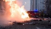 Ballistic missile attack on Kiev. Two people died and three medical workers were injured. Loud explosions and destruction in May…
