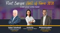 Three industry leaders shortlisted for Fleet Europe Hall of Fame 2026