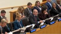 Safadi Leads UN Meetings on Palestinian Children