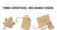Releaf Paper and RDM Group reveal recycled board made from fallen leaves