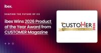 ibex Wins 2026 Product of the Year Award from CUSTOMER Magazine