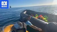 Far-right UK activist arrested after 'slashing migrant boat' at sea